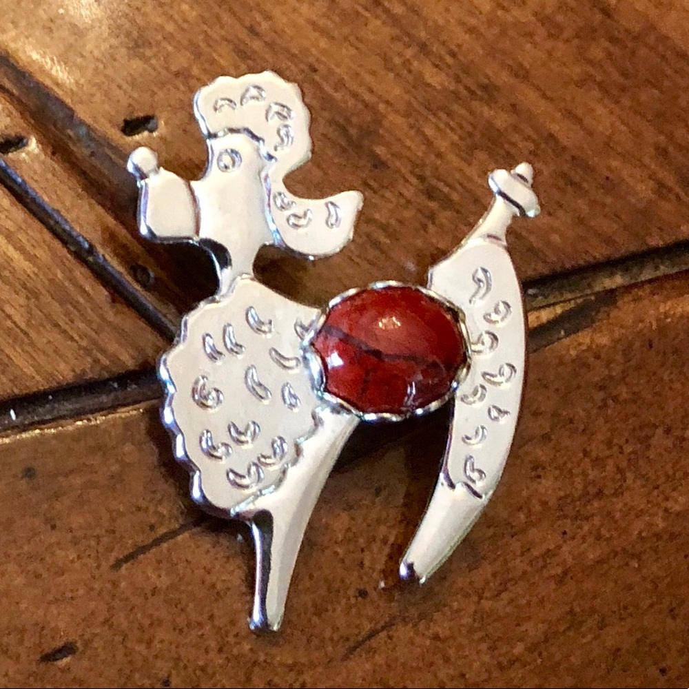 Vintage sweet little poodle pin